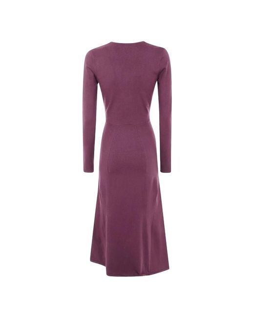 Twinset Kleedjes ,Paars ,Stijlvolle Jurkenset Voor Vrouwen in het Purple