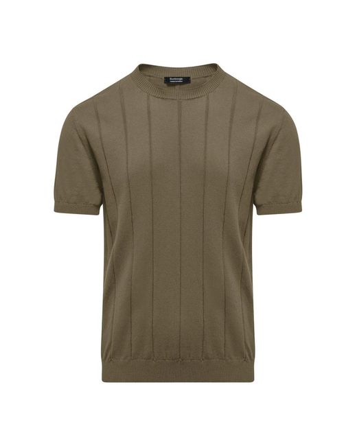 Bomboogie Green Round-Neck Knitwear for men