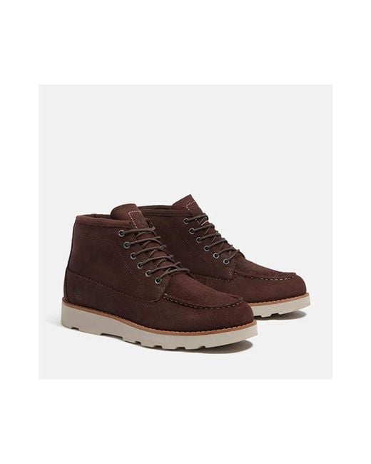 Timberland Brown Lace-Up Boots for men
