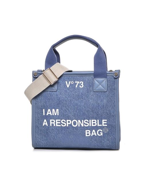 V73 Blue Handbags