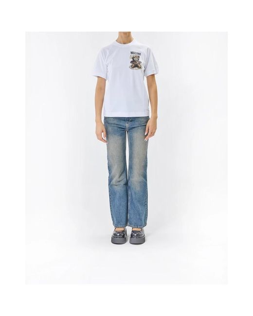 Moschino White T-Shirts