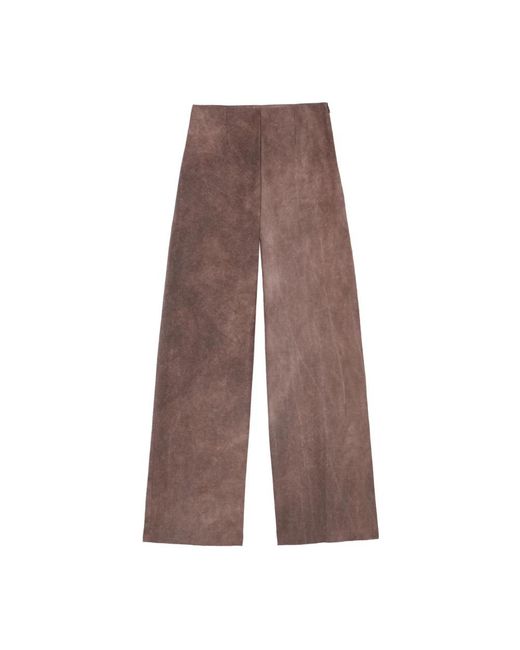 Cortana Brown Wide Trousers