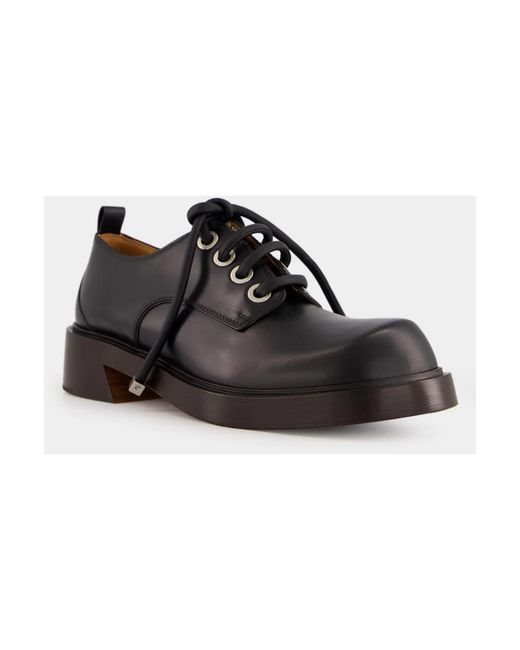 McQueen Black Laced Shoes for men