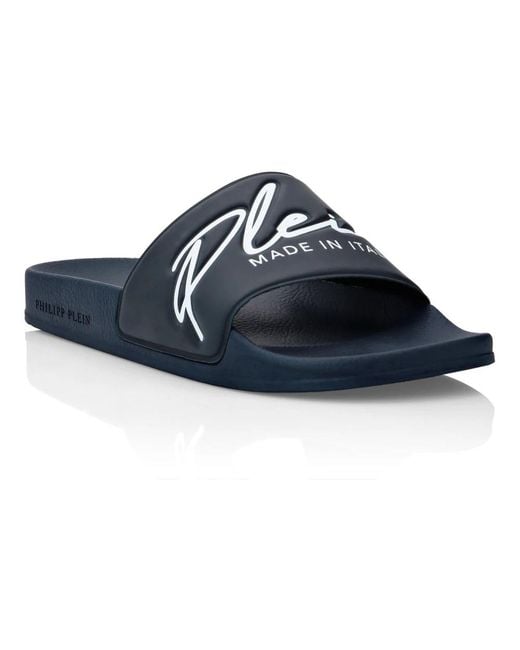 Sliders Philipp Plein en coloris Blue