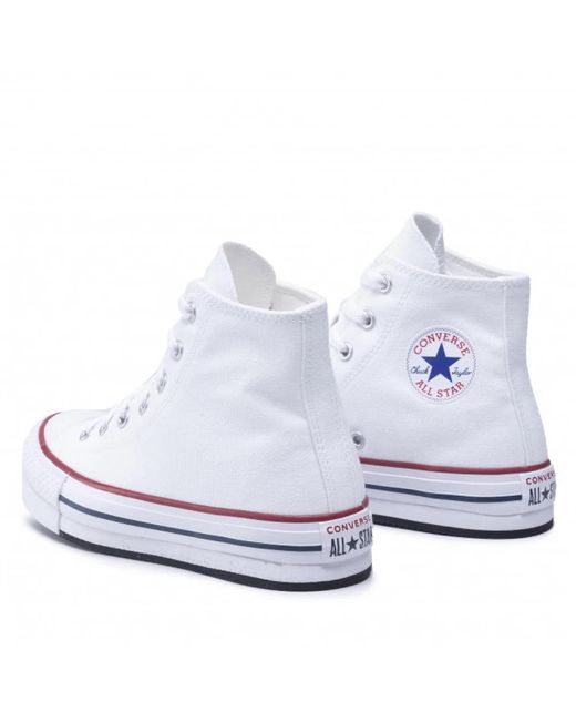 Converse White Junior sneakers für eva lift