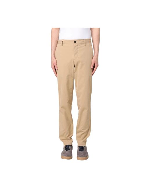 Save The Duck Natural Straight Trousers for men
