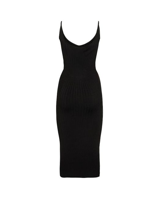 Mugler Black Midi Dresses