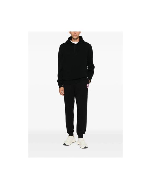 Canada Goose Black Hoodies for men