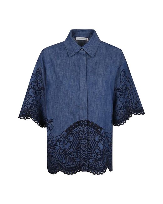 Shirts di Zimmermann in Blue