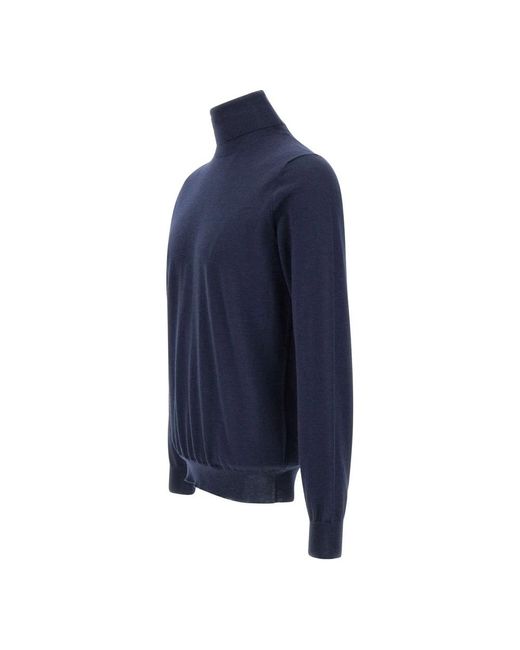 FILIPPO DE LAURENTIIS Blue Turtlenecks for men