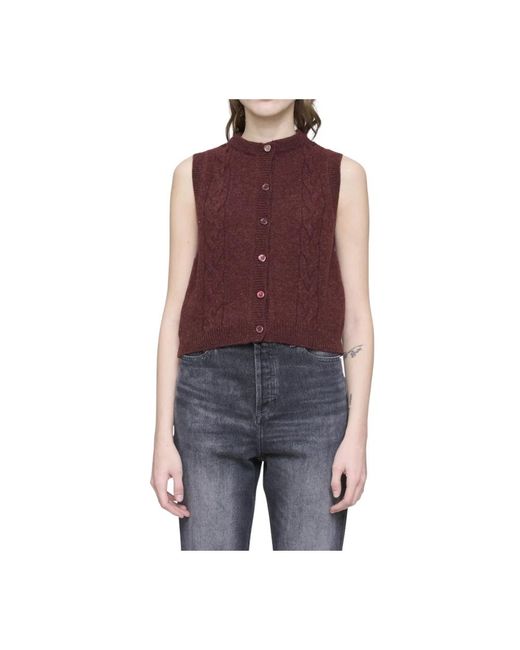 Cardigans A.P.C. de color Purple