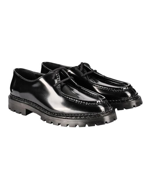 Saint Laurent Black Laced Shoes for men
