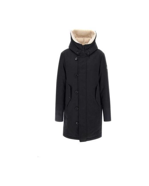 Peuterey Blue Parkas for men