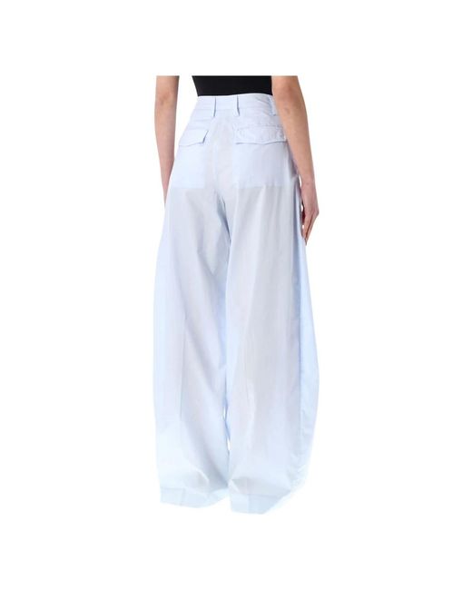 Thelatest Blue Wide Trousers