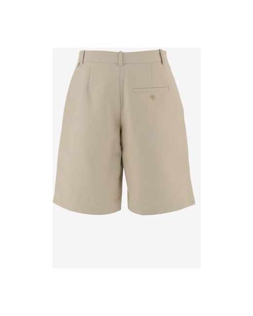 Jacquemus Natural Casual Shorts for men
