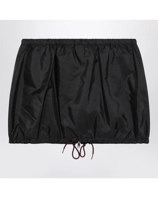 Short Skirts Prada de color Black
