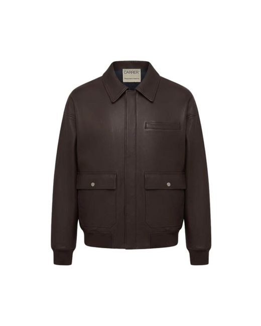 Leather Jackets di Carrera in Black da Uomo