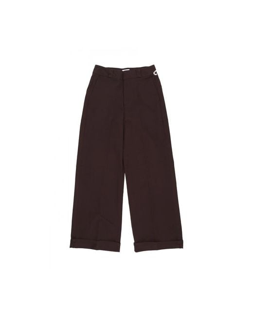 Obey Brown Wide Trousers