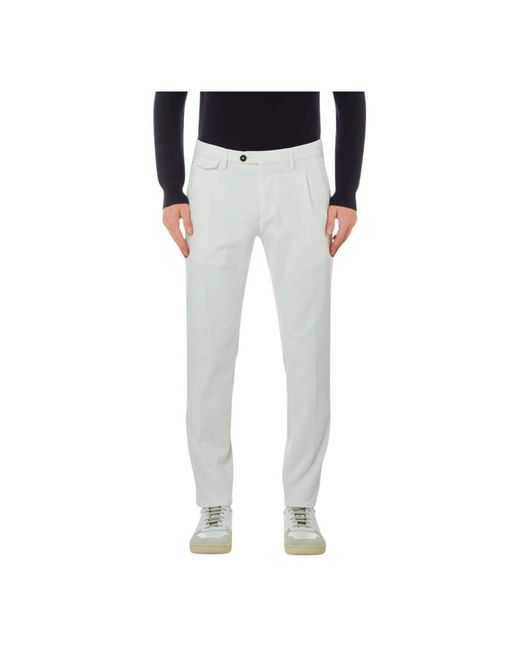 Liu Jo Broeken ,Wit ,Polyester Chino's in het Blue voor heren