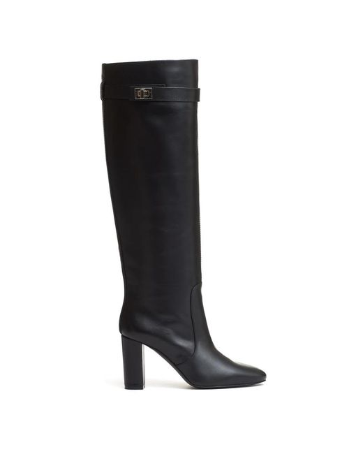 Via Roma 15 Black Heeled Boots