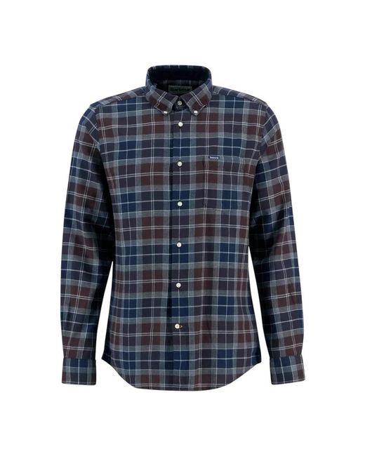 Barbour Blue Shirt Shirt Fortrose Tailored Shirt for men