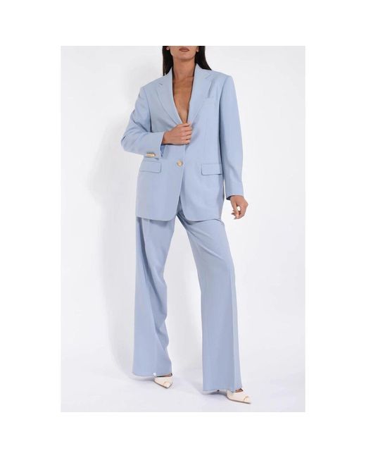 Wide Trousers Tagliatore de color Blue