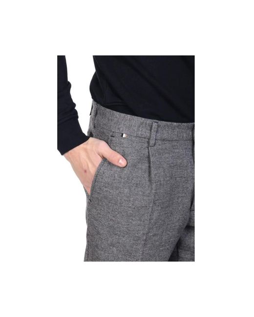 HUGO Broeken ,Grijs ,Chinos in het Gray voor heren
