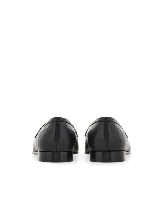 Ferragamo Black Loafers