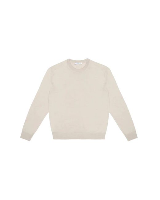 Manuel Ritz White Round-Neck Knitwear for men