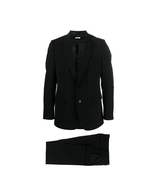 Dries Van Noten Black Single Breasted Suits for men