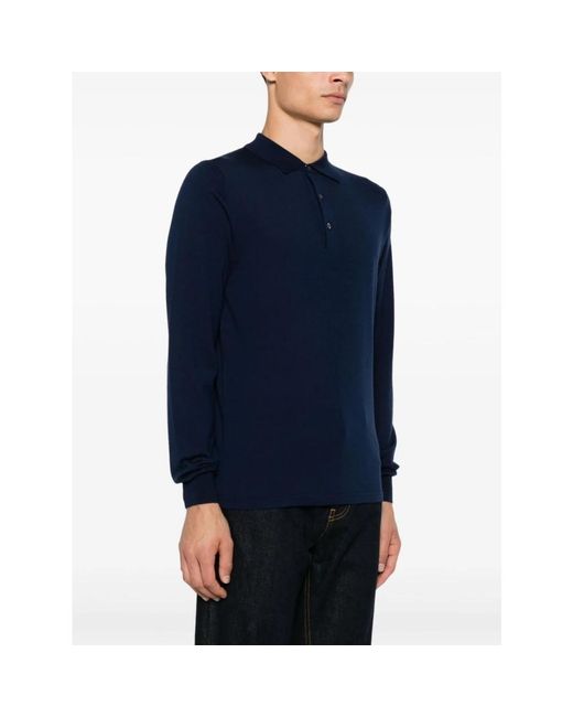 Aspesi Blue Round-Neck Knitwear for men