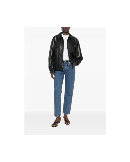 Anine Bing Black Leather Jackets