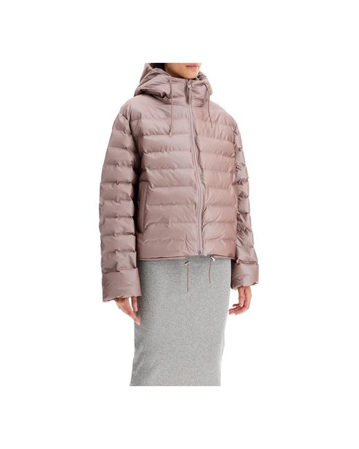 Rains Brown Winter Jackets