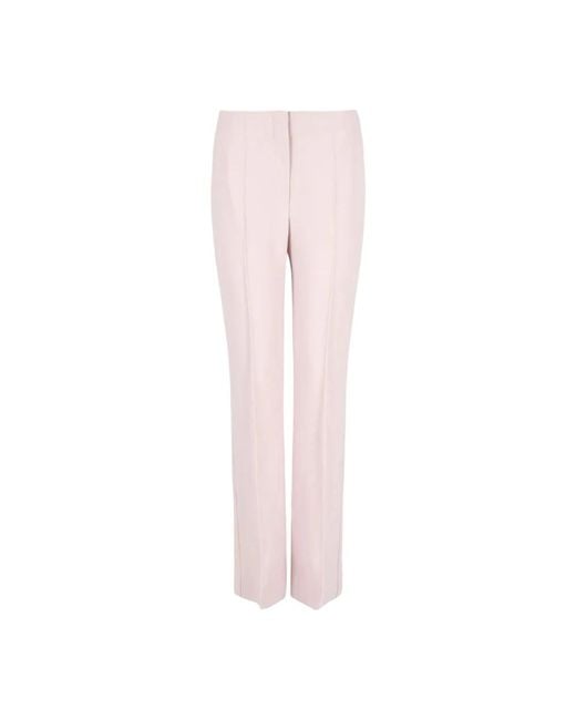 Emporio Armani Pink Slim-Fit Trousers
