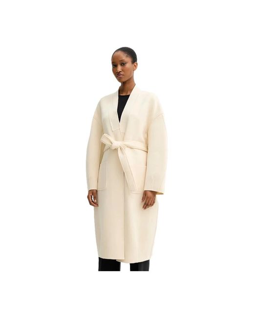 Max Mara Natural Belted Coats