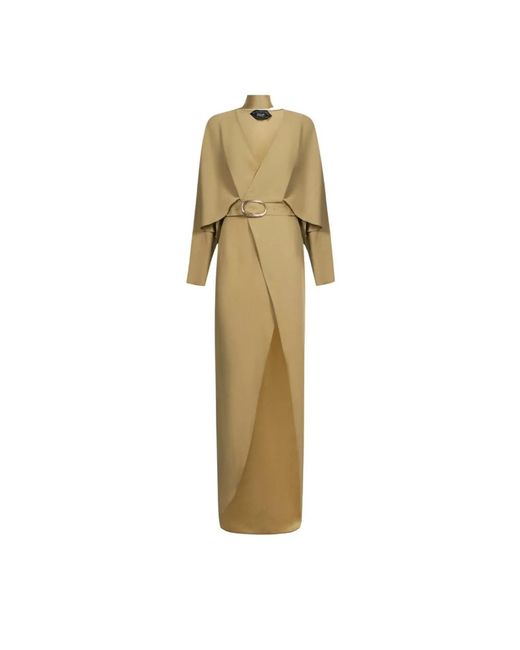 Taller Marmo Natural Wrap Dresses