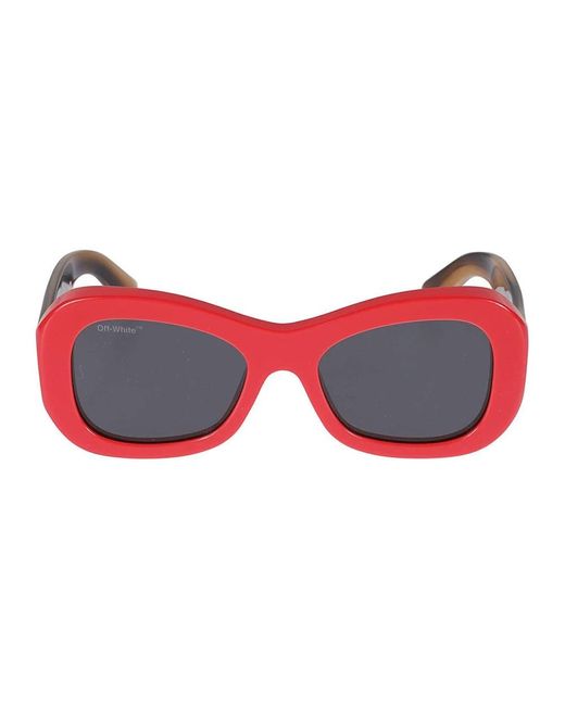 Off-White c/o Virgil Abloh Red Sunglasses