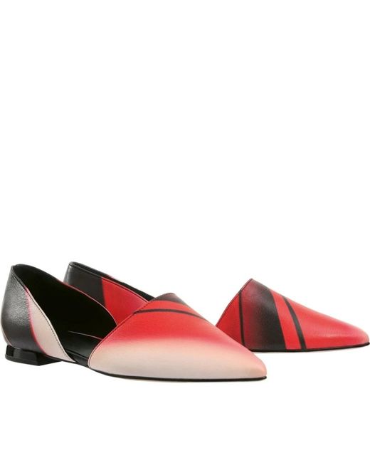 Högl Red Ballerina Shoes