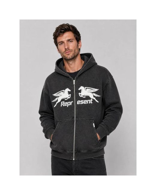 Zip-Throughs di Represent in Black da Uomo