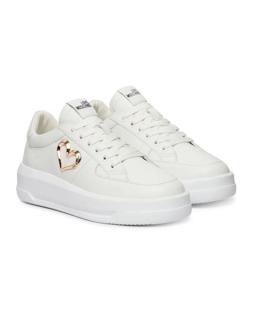 Love Moschino White Sneakers