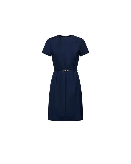 Silvian Heach Blue Kleid Mit Gürtel Und Schlichtem Schnitt