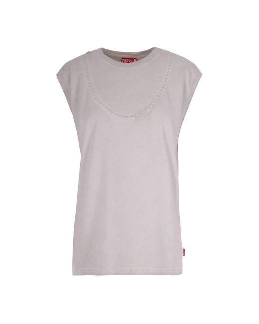 DIESEL T-Embej Tank Top in het Gray