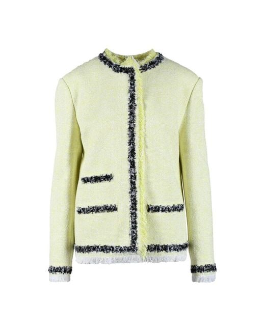 Jackets > tweed jackets MSGM en coloris Green