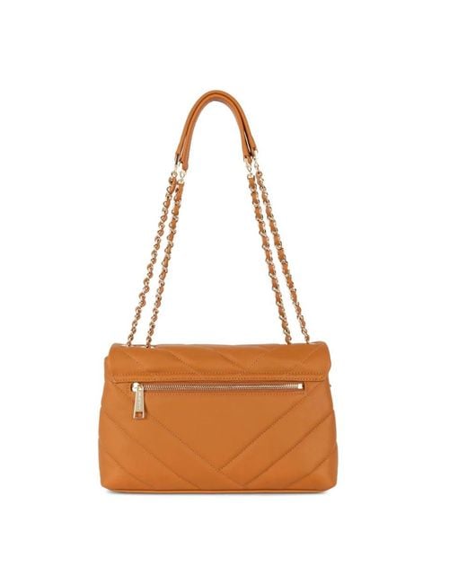 Lancaster Tassen ,Oranje ,Leer Shoulder Bags in het Brown
