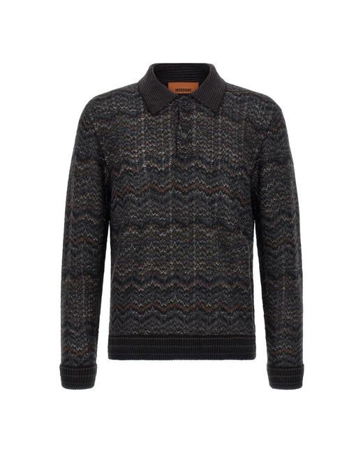 Missoni Truien in het Black voor heren