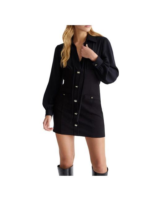 Liu Jo Black Shirt Dresses
