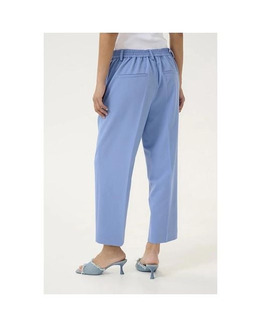 Kaffe Blue Cropped Trousers
