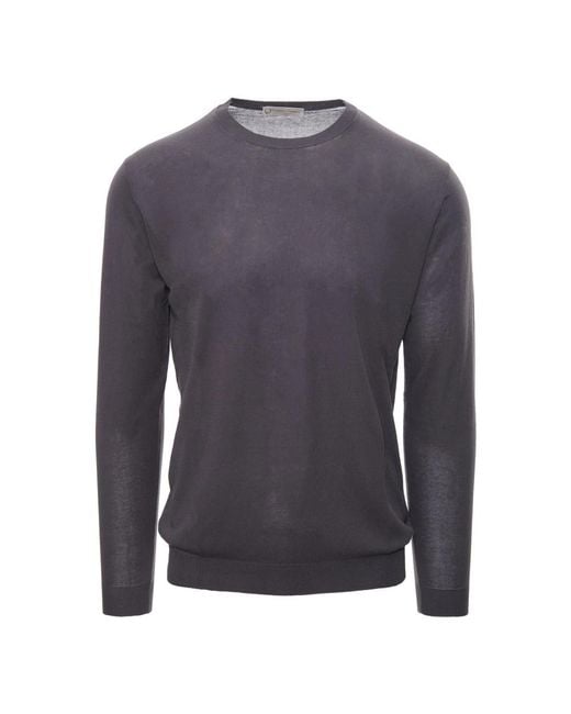 Cashmere Company Blue Round-Neck Knitwear for men