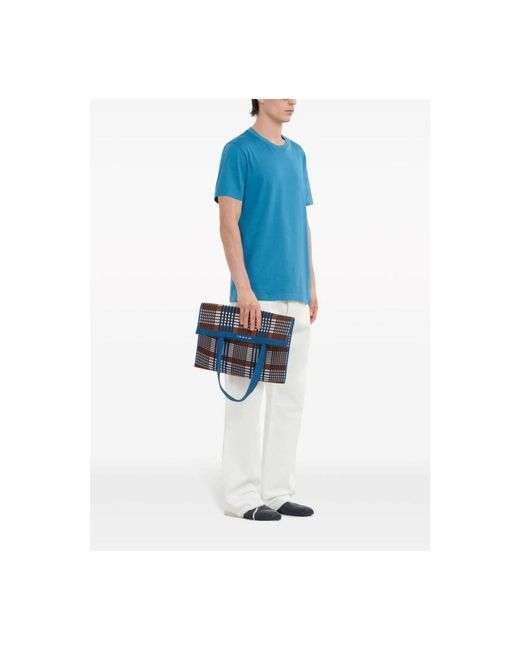 Marni White Wide Trousers for men