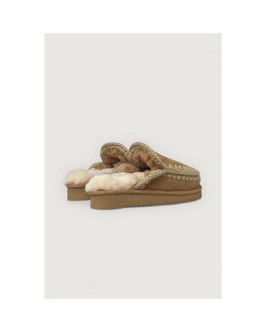 Slippers Mou en coloris Brown